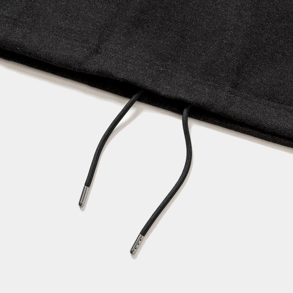 Comfort Dress Zip Hoodie (Off Black) / MW-CT23213